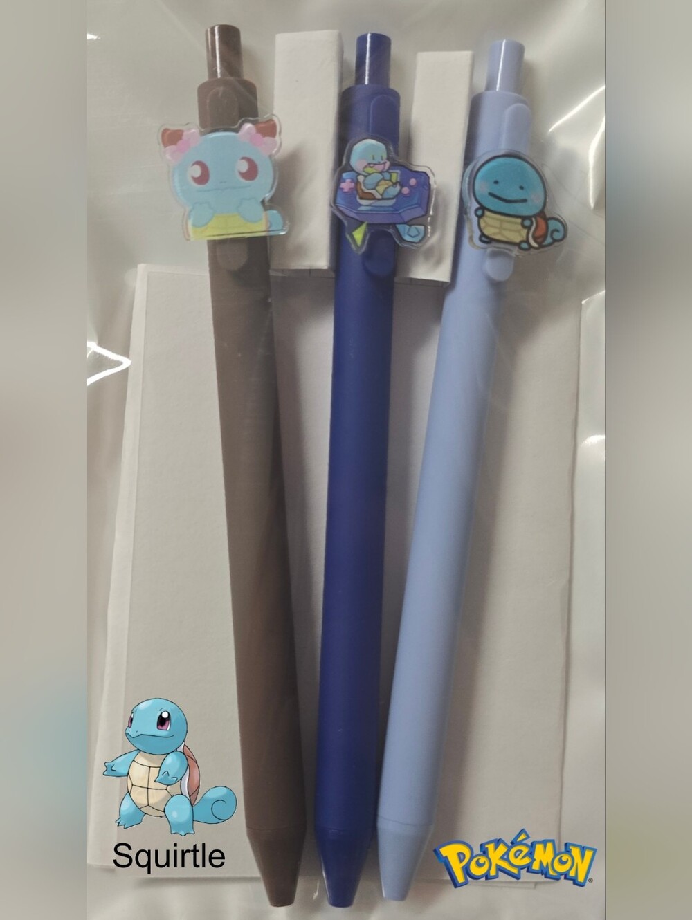 Pokemon Squirtle Gel Pen Set